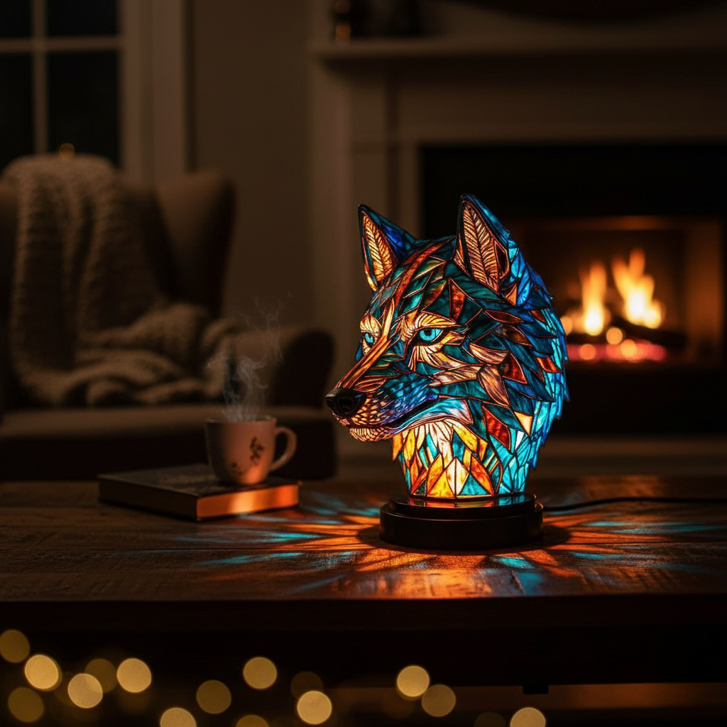 Lámpara Lobo Lunar