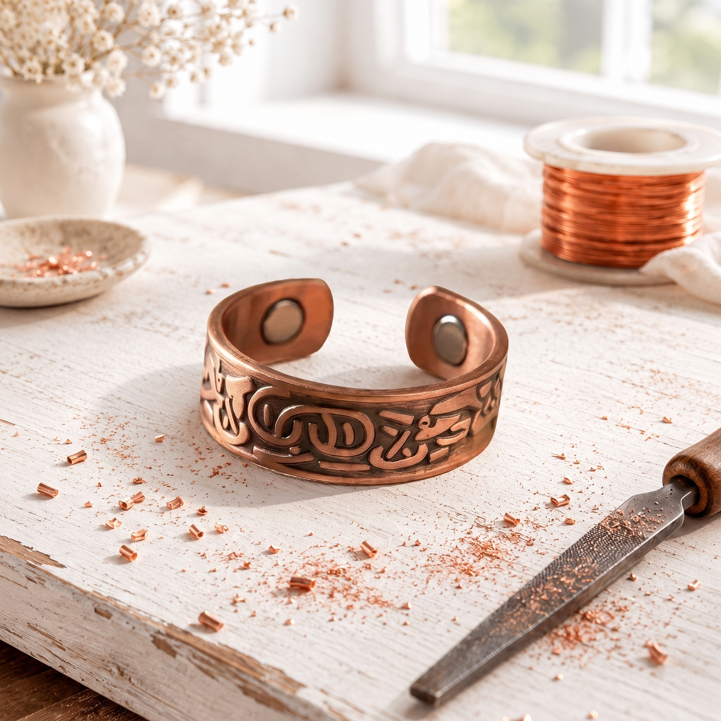 Anillo de cobre Glyph