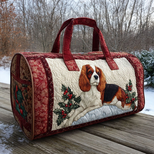 Bolsa de Viaje Acolchada Spaniel Copo de Nieve