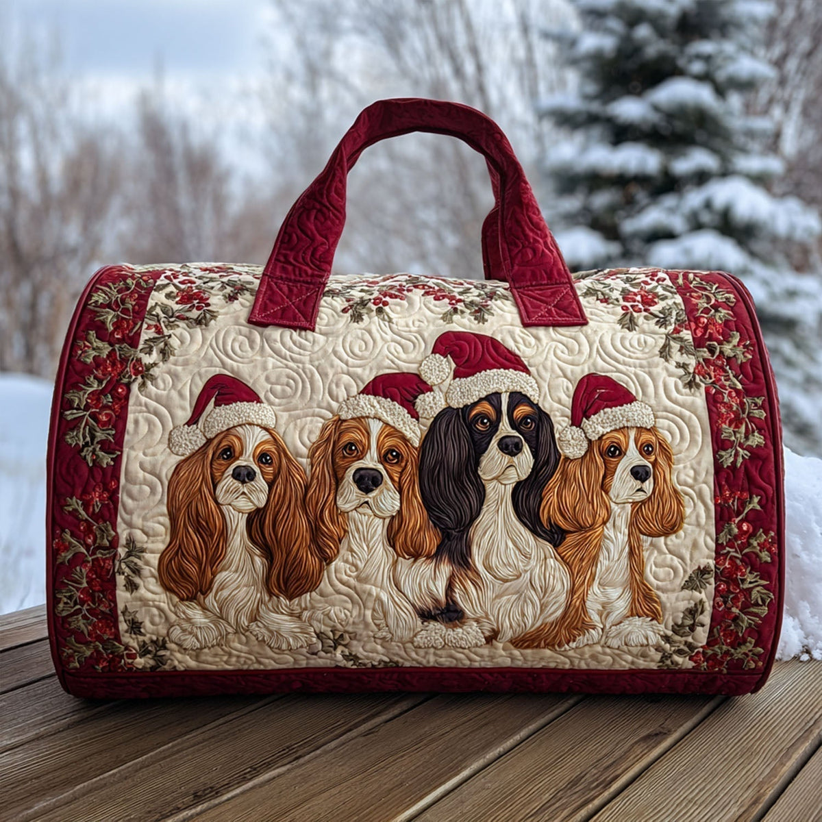 Bolsa de viaje acolchada Holly Spaniel