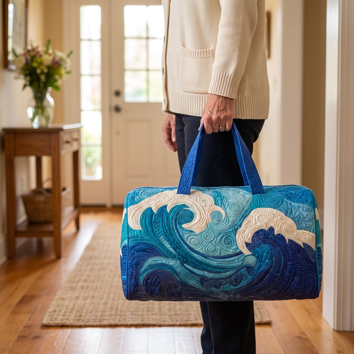 Bolsa de viaje acolchada Rising Wave