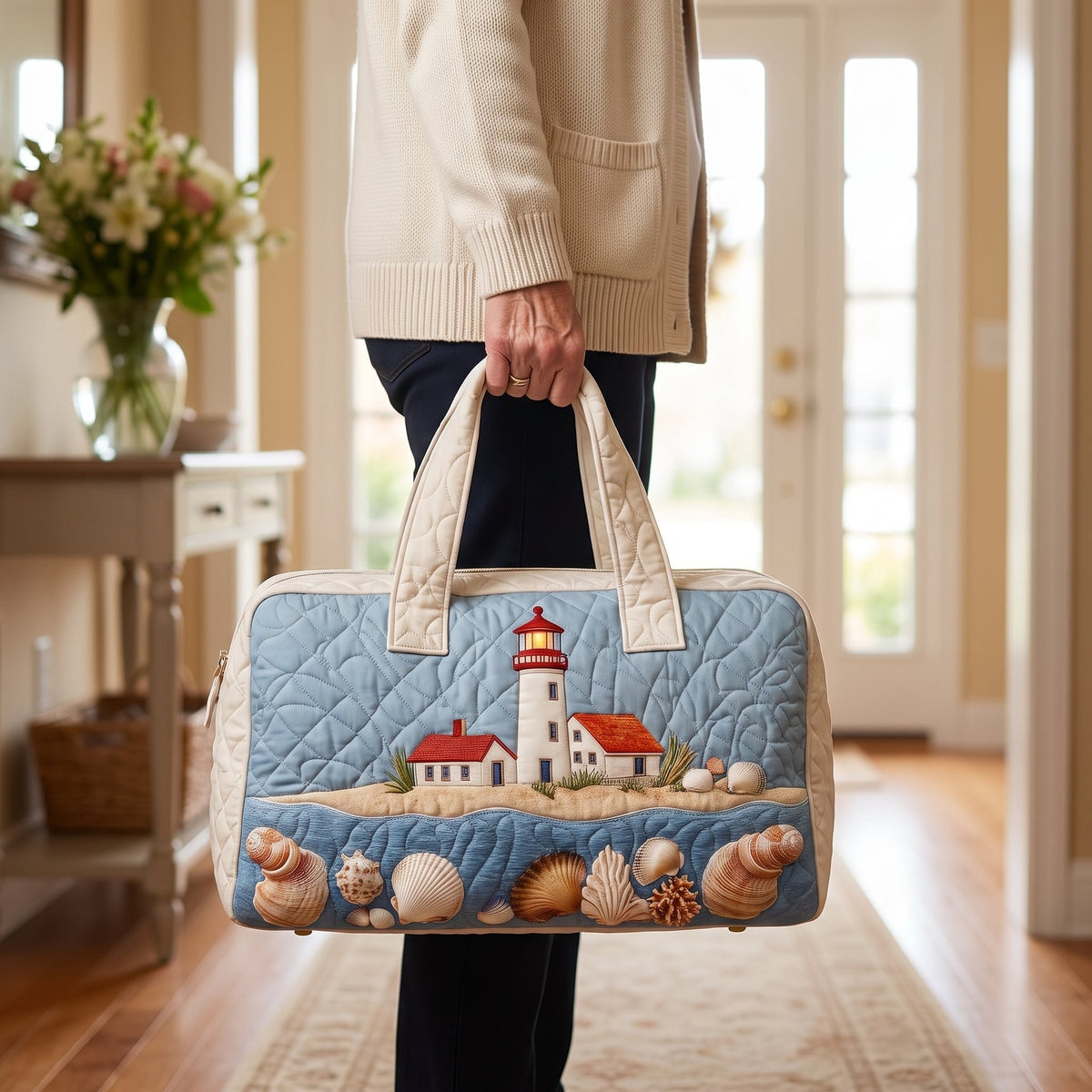 Bolsa de viaje acolchada Seaside Glow