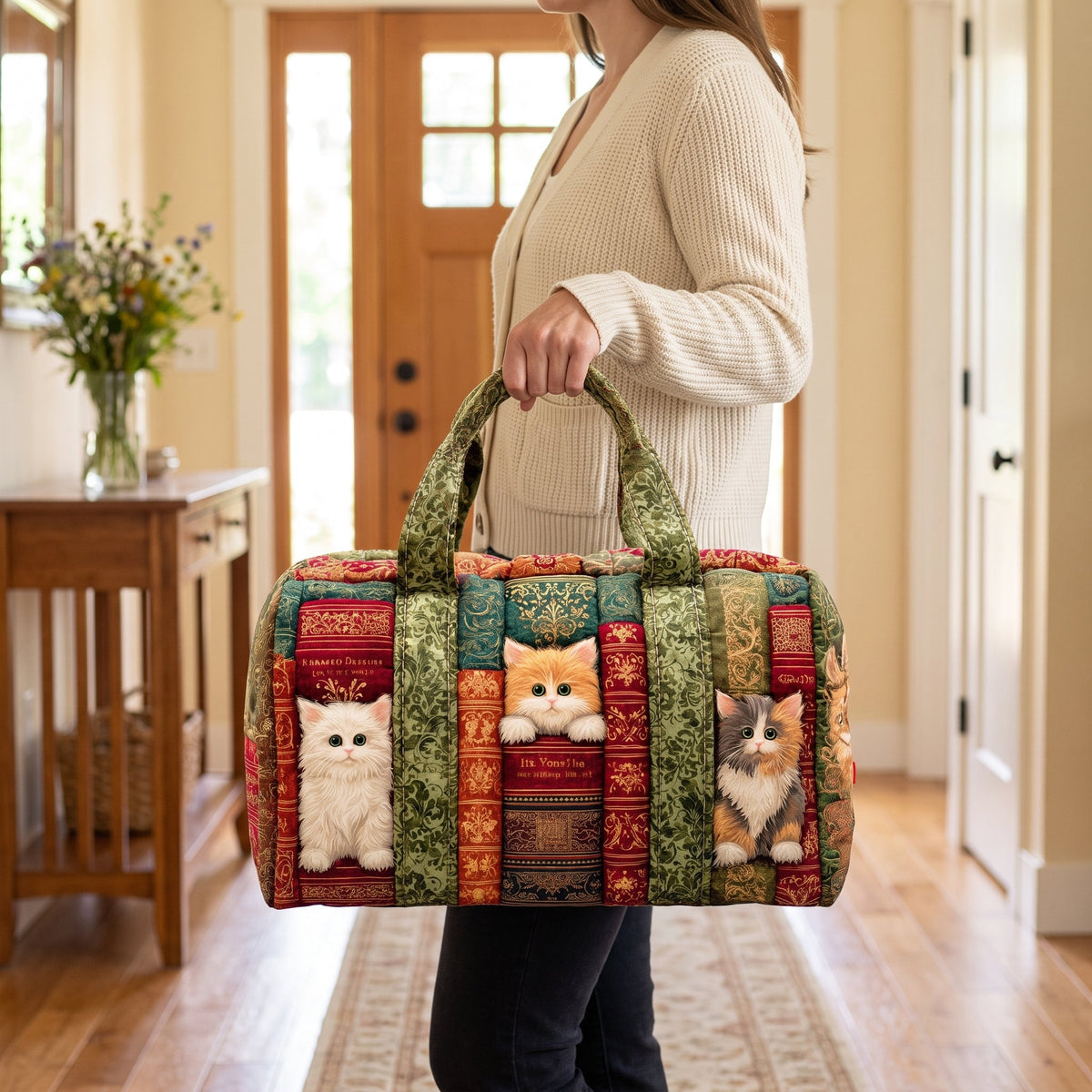 Cat Chapter Bolso de Viaje Acolchado