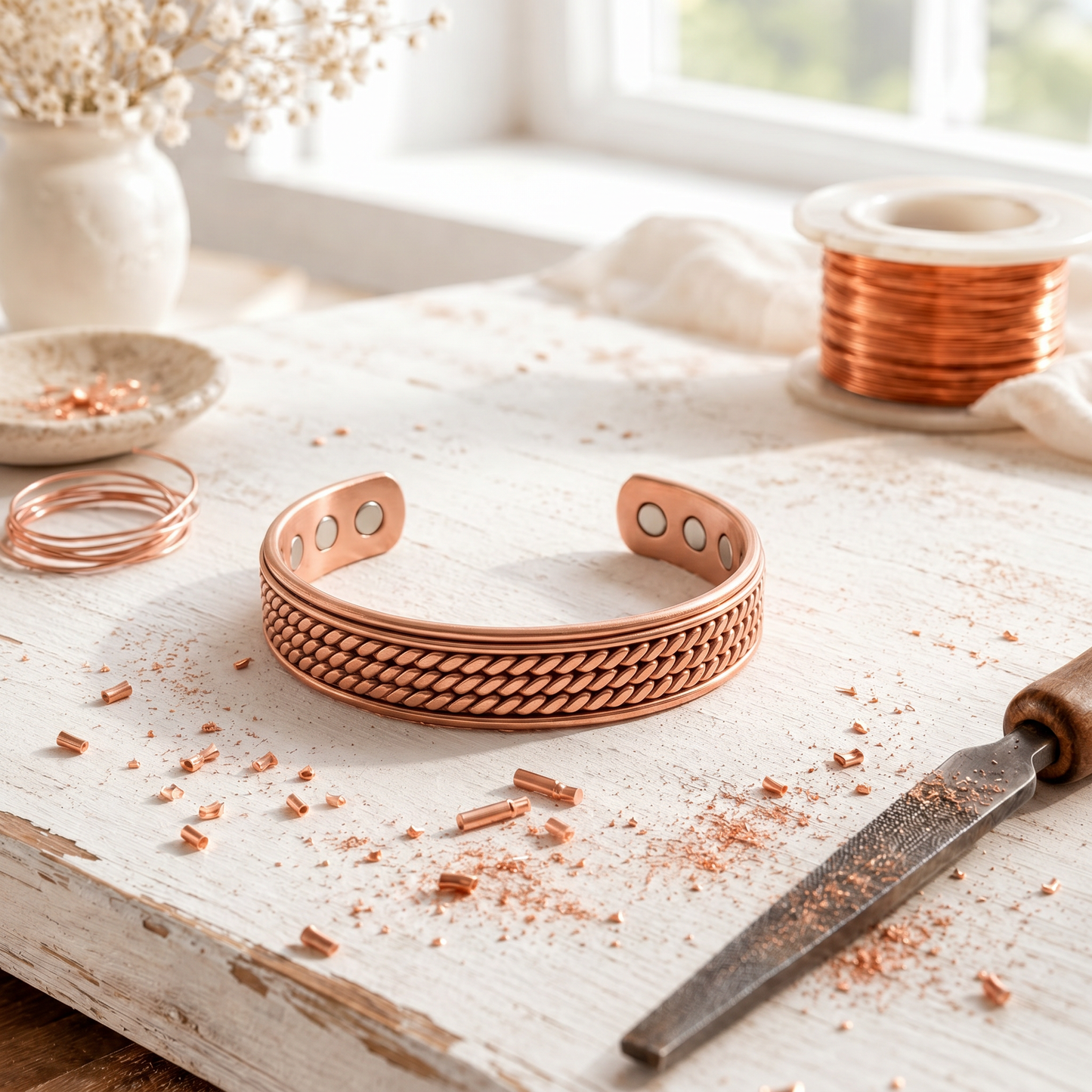 Chaff Pulsera de Cobre