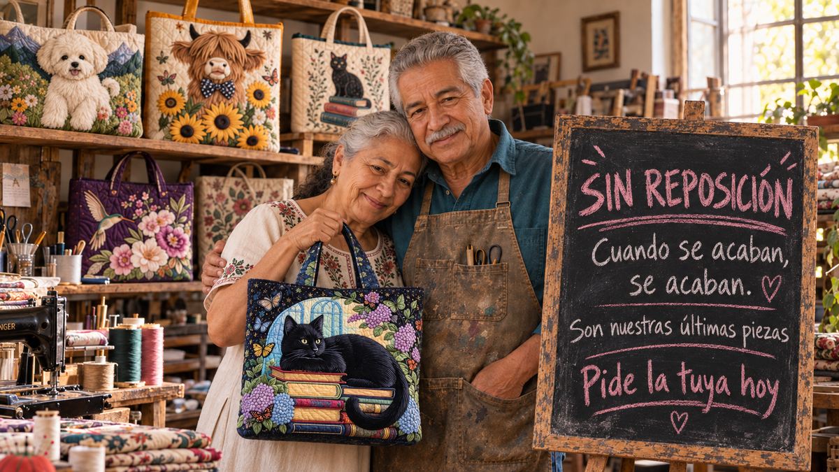 Últimas bolsas artesanales de Hecho Bonito