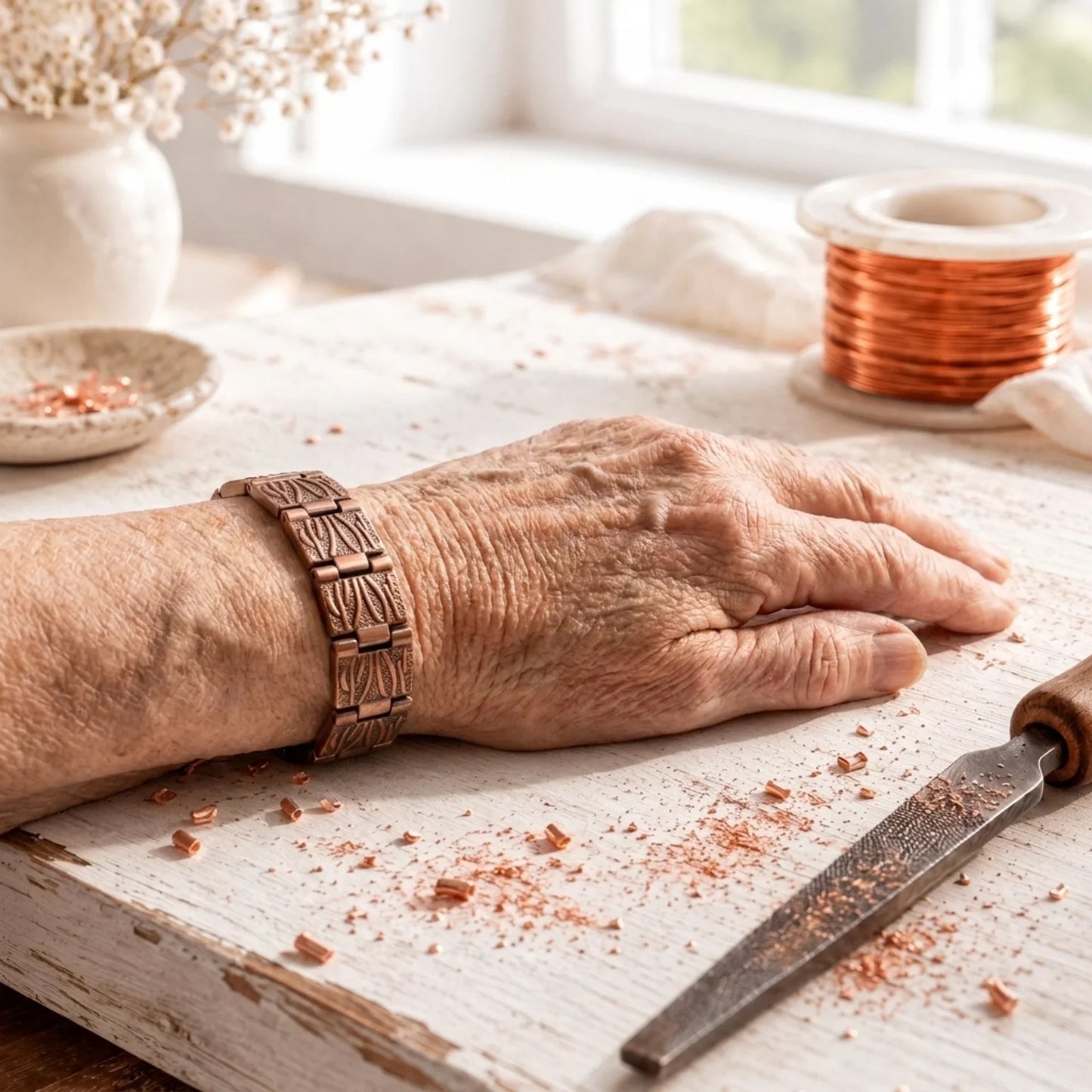 Driftwood Pulsera de Cobre para Hombre