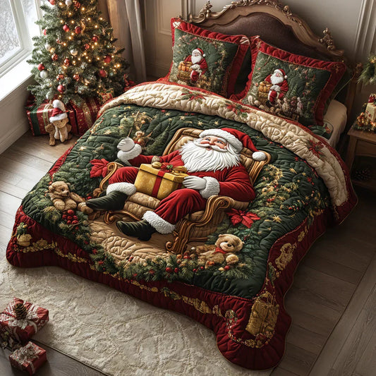 Funda nórdica acolchada 3 piezas - Magia de Navidad