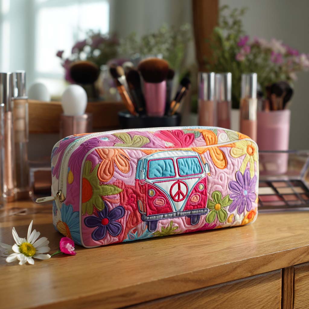 Groovy Bloom Ride Neceser Acolchado