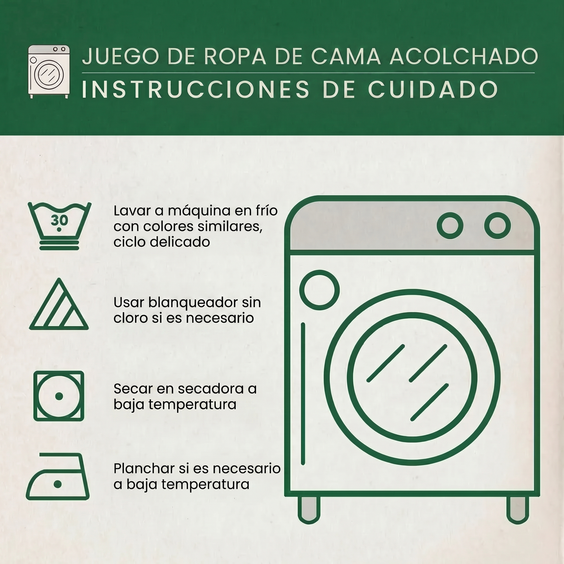 Juego de cama acolchado de 3 piezas - Armonía Dorada