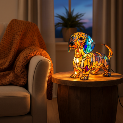 Lámpara Dachshund Brillante