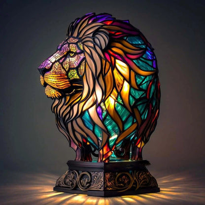 Lámpara León Majestuoso