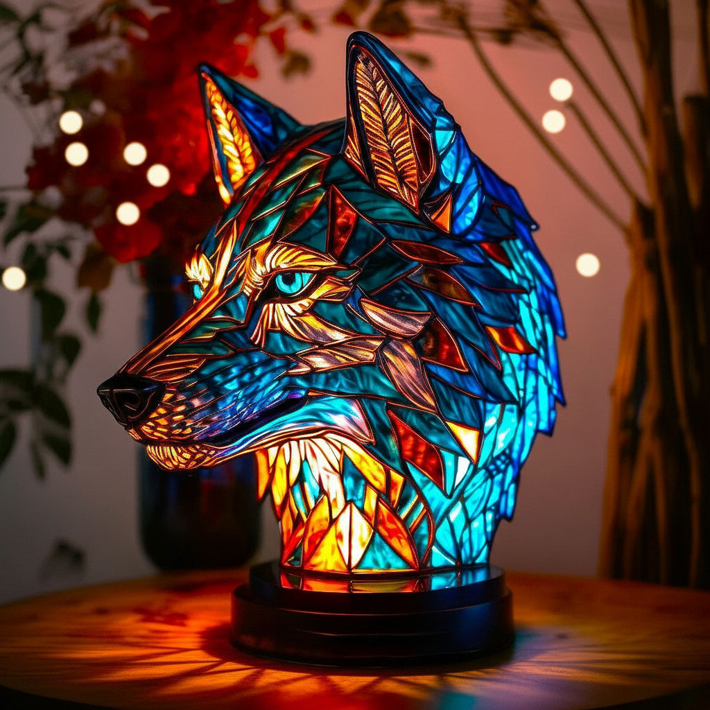 Lámpara Lobo Lunar