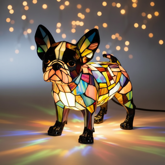 Lámpara Perrito Arcoíris