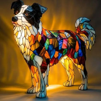 Lámpara Perrito Mosaico Alegre