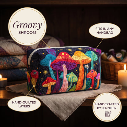 Neceser Acolchado de Maquillaje Seta Groovy