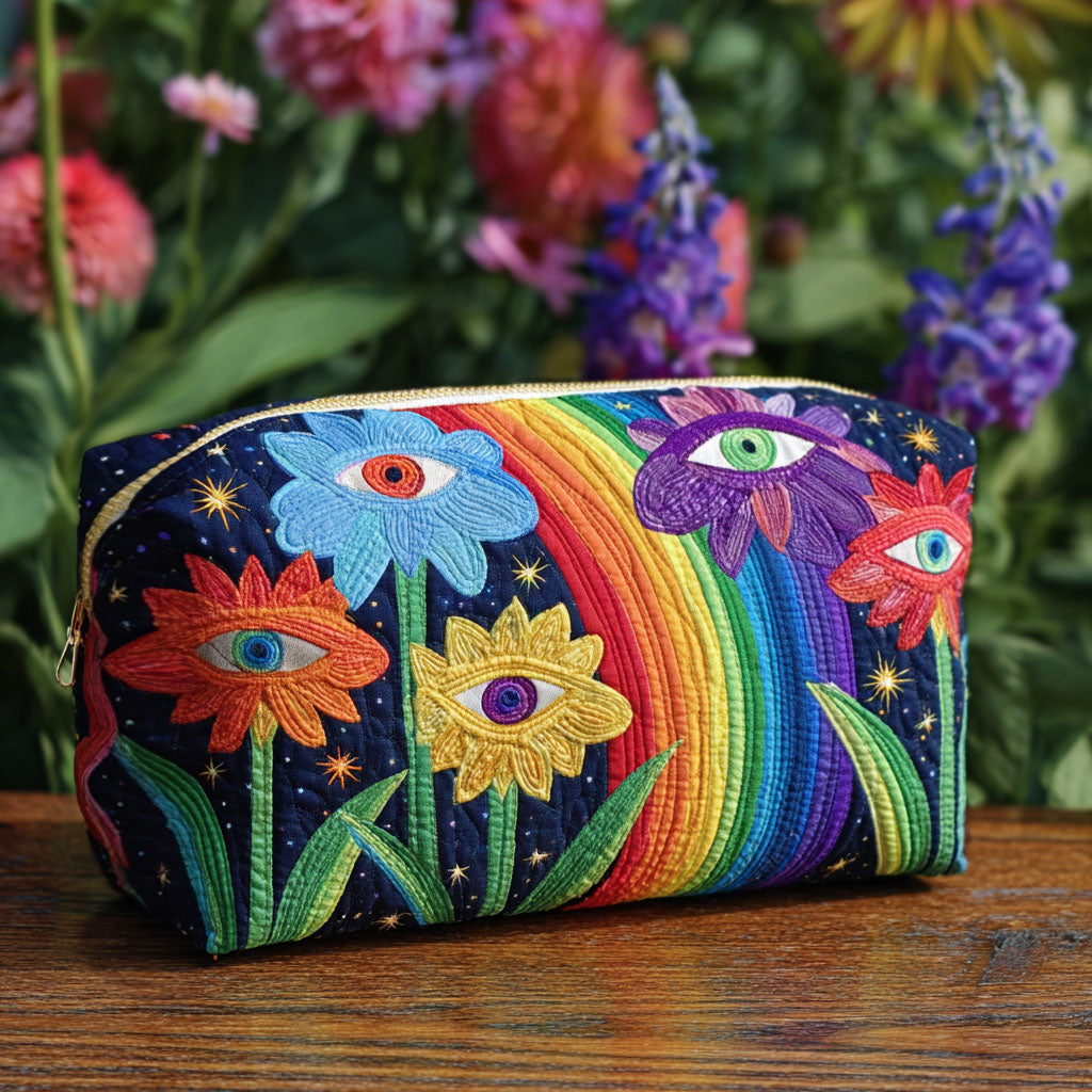 Neceser acolchado boho con setas