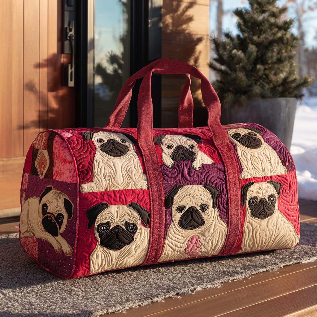 Puggy Wiggles Bolsa de Viaje Acolchada