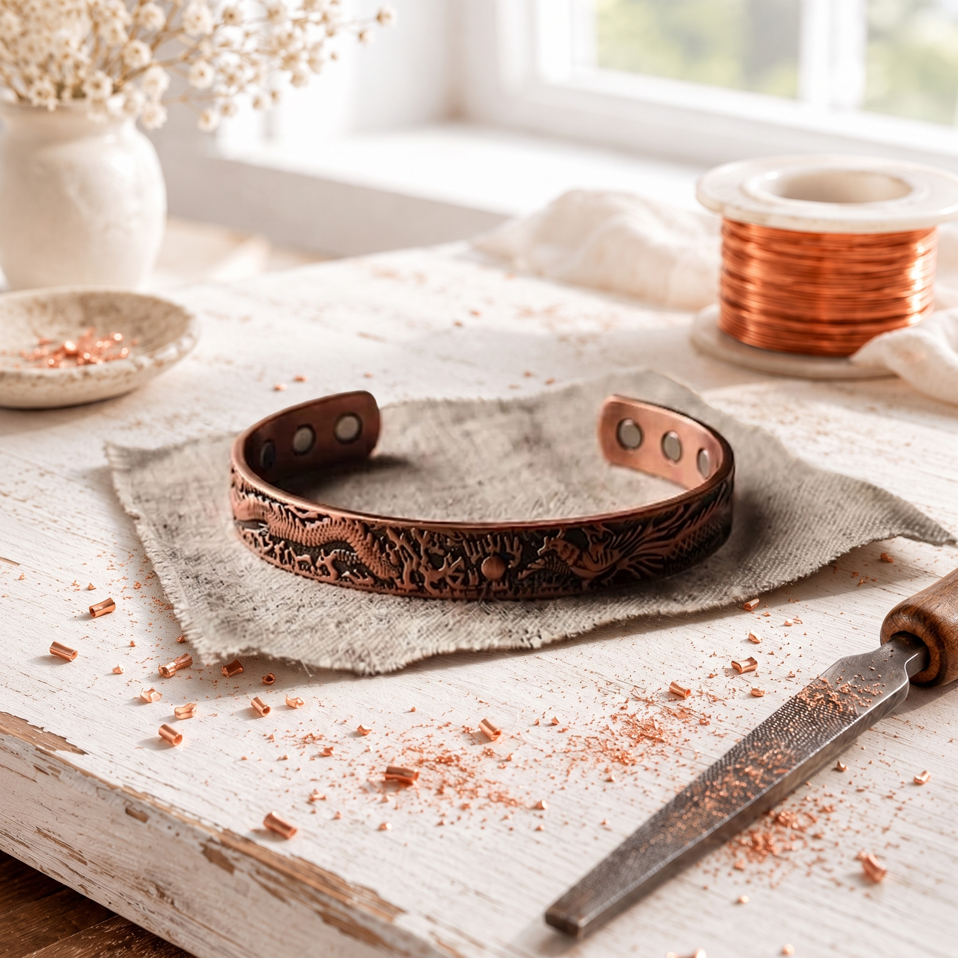 Pulsera de cobre Longma