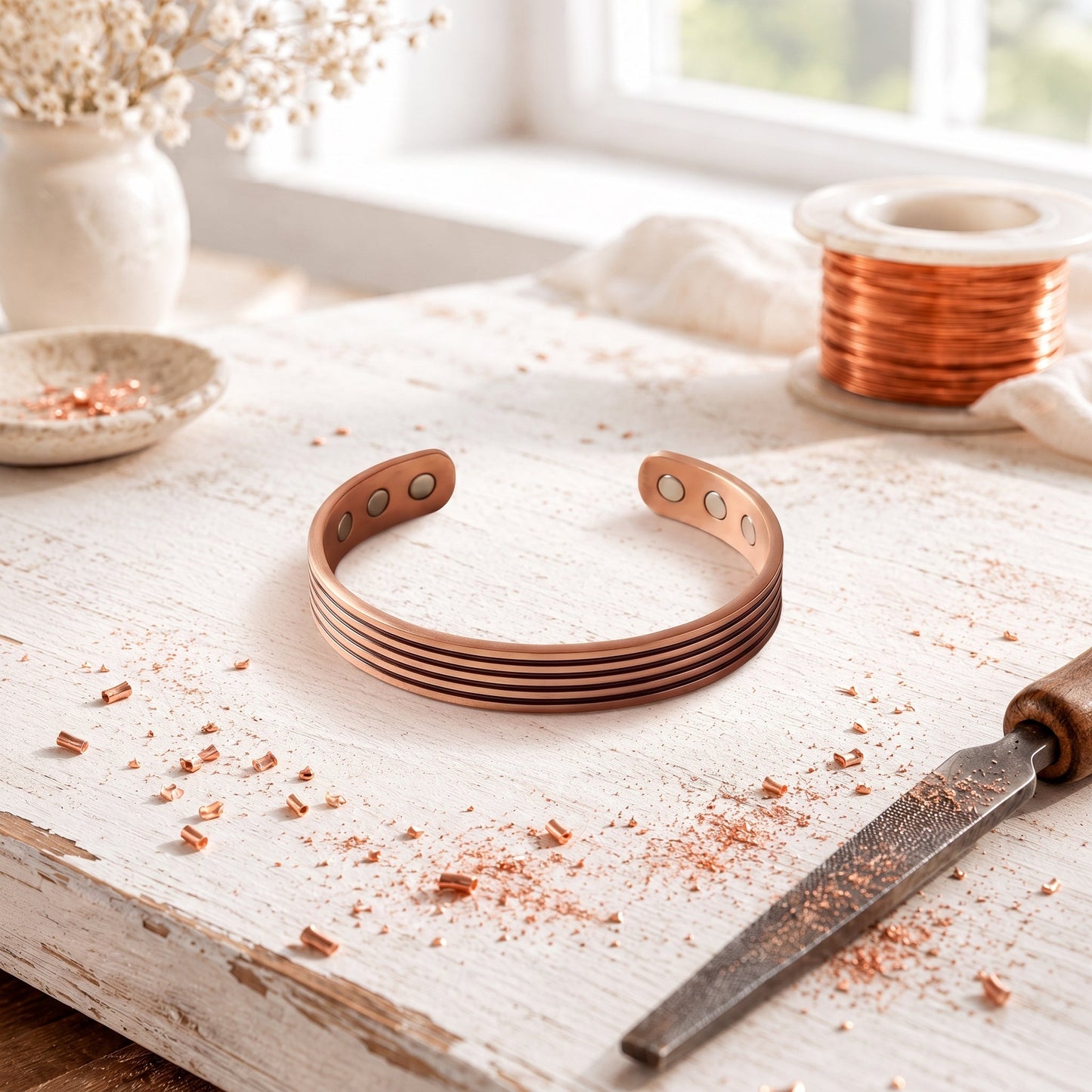Pulsera de cobre Stria