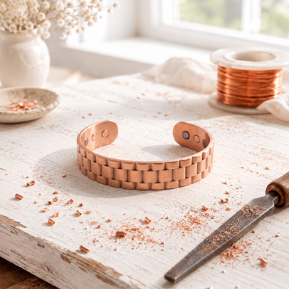 Pulsera de cobre para hombre Ashlar
