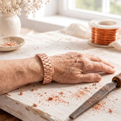 Pulsera de cobre para hombre Ashlar