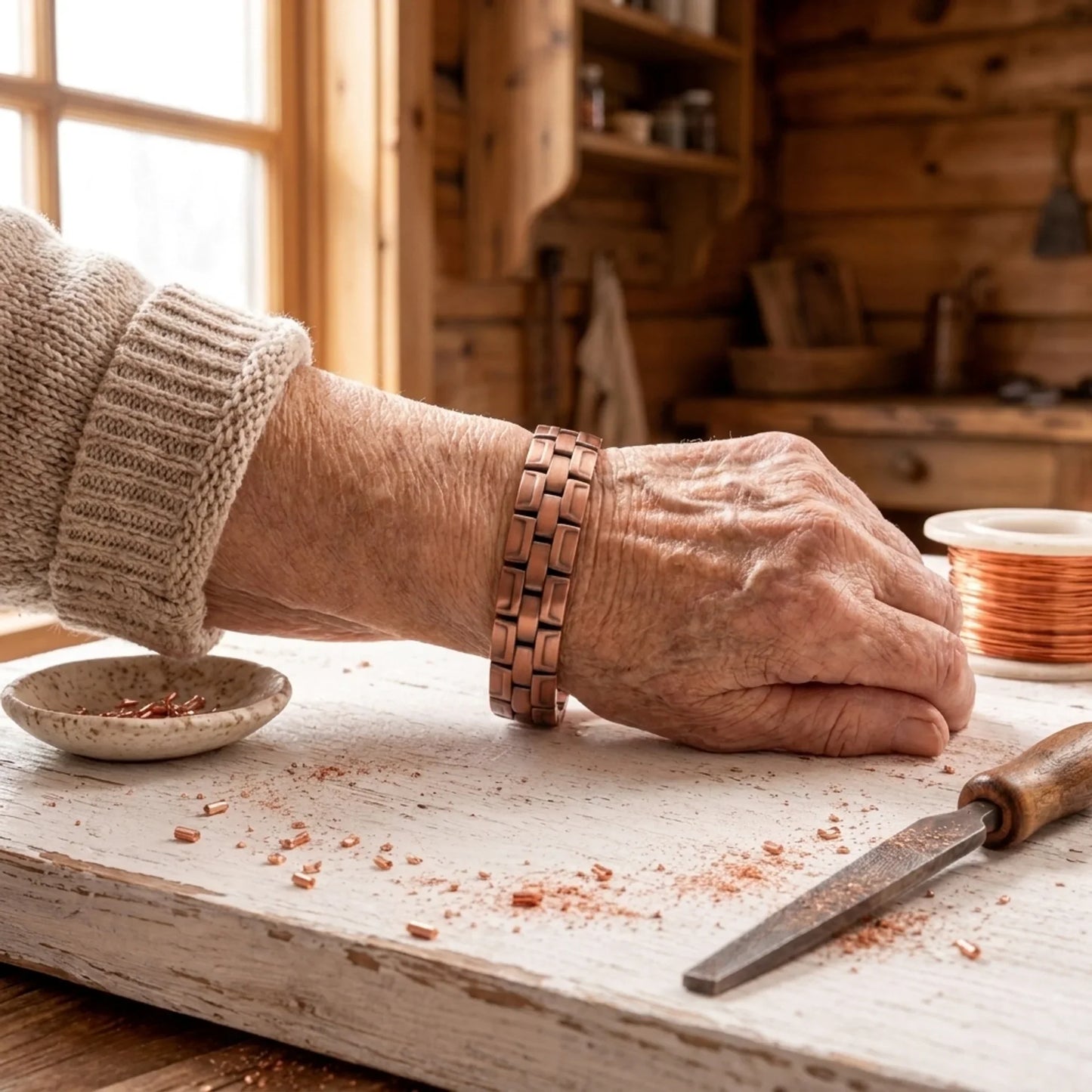 Speerpunt Pulsera de Cobre para Hombre